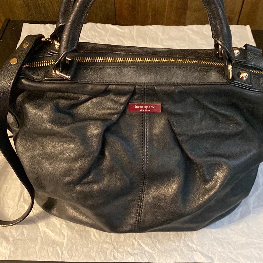 Kate Spade black leather purse